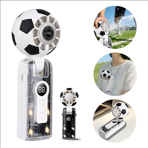 Soccer Ball Shaped Handheld Fan